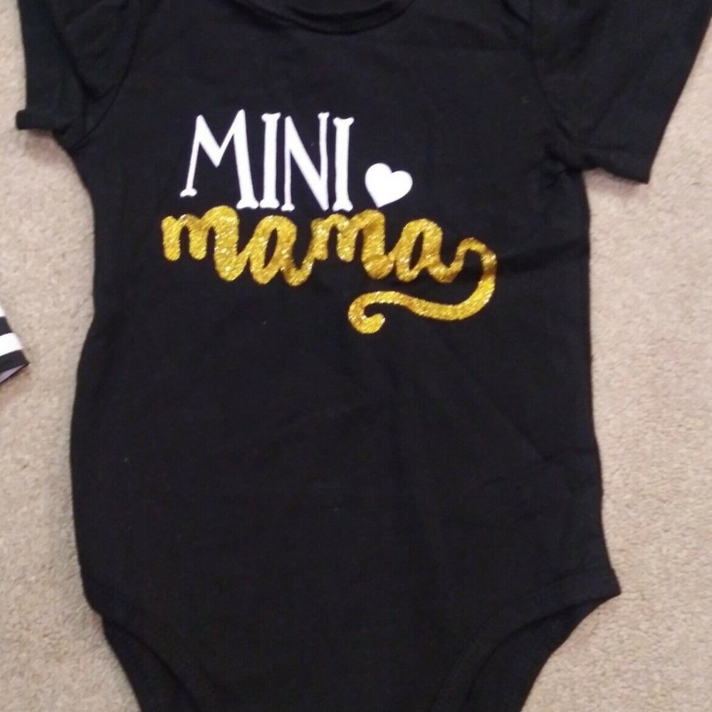 4T GIRLS 4-PC Mini Mama Bodysuit, Leg Warmers & Head Wrap, NEW Dance Set Costume - Picture 2 of 7